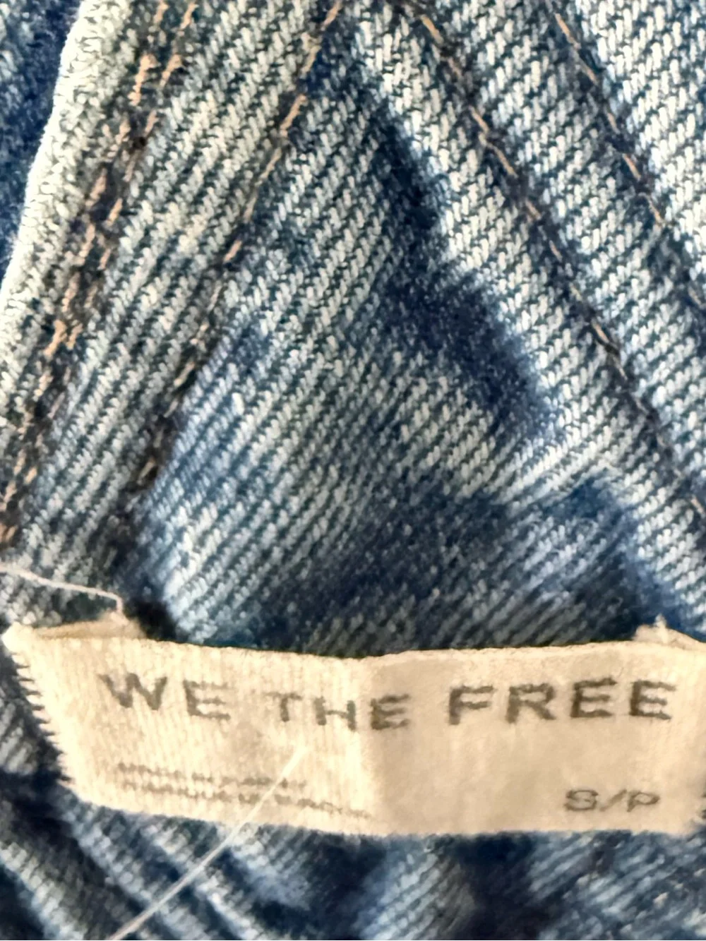 Free People Light Wash Denim Overalls